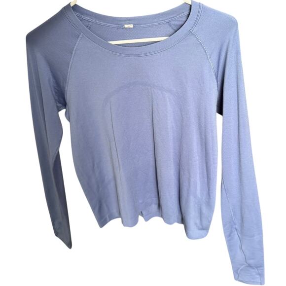 28. Lululemon Swiftly Tech Long Sleeve Shirt 2.0 Race Length Size 10 - Picture 3 of 4